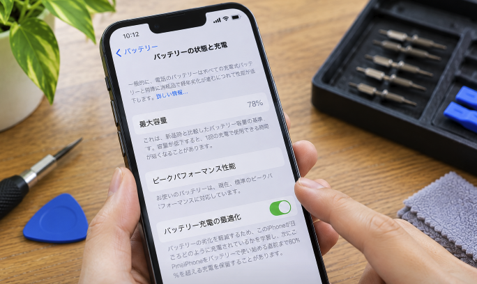 バッテリー最大容量が減ってきた…iPhone修理前に確認したいポイント